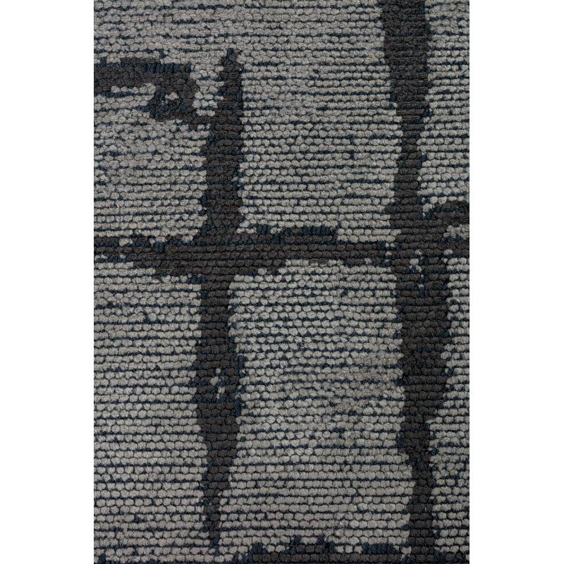 Rapture Beige Gray Geometric Luxury Area Rug, Rectangle 7'10" x 9'10"