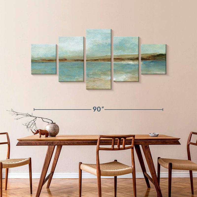 Solitary Beach, 42" H x 92" W