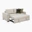 Causeuse en microfibre 2 places avec lit escamotable et dossier escamotable 78 po.-133247112