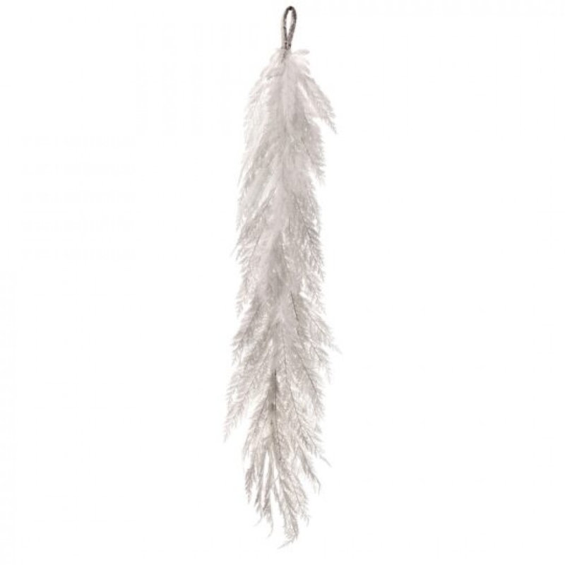 Winter Snowy White Cedar Garland