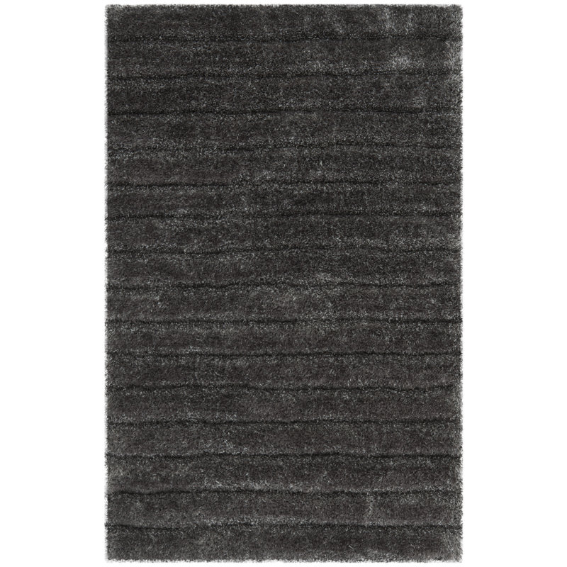 Solid Colour Hand Woven Area Rug, Rectangle 76 x 122 cm
