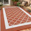 Tapis d'extérieur imperméable en paille plastique, réversible, géométrique et léger, pour jardin, terrasse, plage, VR ou balcon.-260271961-260271963