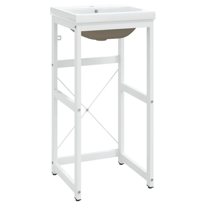 Haff 400mm Single Bathroom Vanity with Basin, White