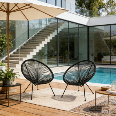 Patio Lounge Chair Set