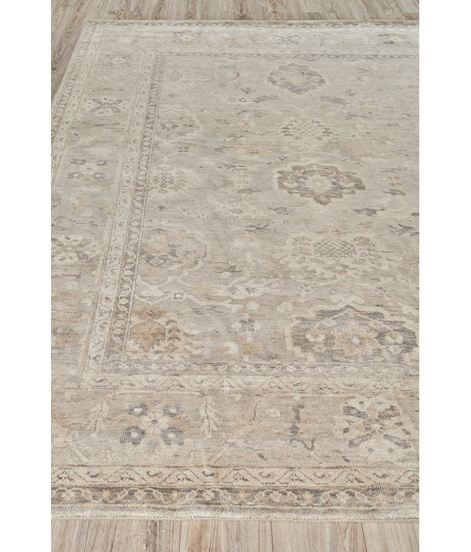 Antique Weave Oushak Wool Oriental Area Rug, Rectangle 12' x 15'