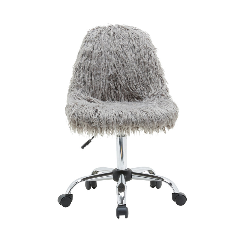 Chaise de bureau Sudhir, Gris foncé