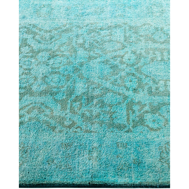 Overyed One-of-a-Kind Rectangle 3'1" X 5'1" Hand Knotted Area Rug