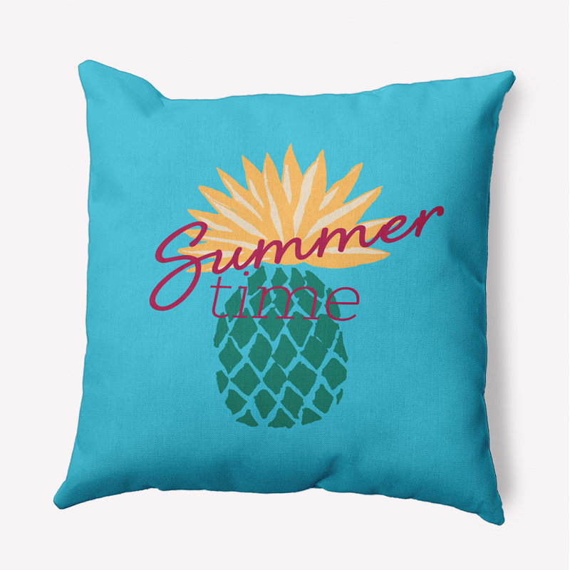  Housse et insert de coussin décoratif en polyester, Turquoise, 18 po x 18 po
