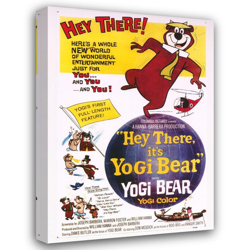 Hey There It's Yogi Bear, 48" H x 34" W