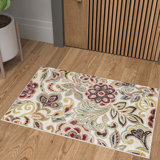 Elmer Transitional Floral Ivory Indoor Area Rug for Living Room, Dining Room, Bedroom