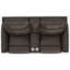 Causeuse inclinable électrique en cuir fleur Seibert-799458480