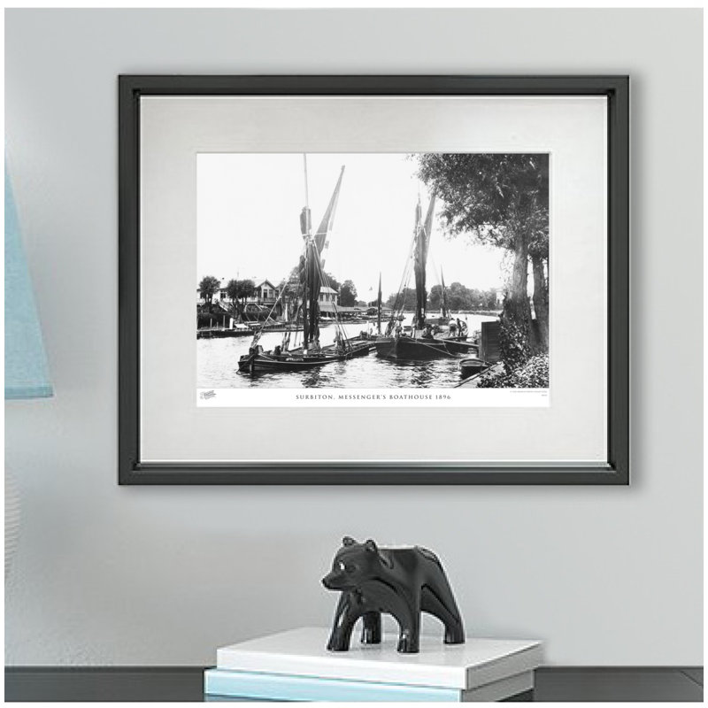 Plymstock, Radford Park Tea Houses C1876 by Francis Frith - Single Picture Frame Print, 60cm H x 80cm W x 2.3cm D