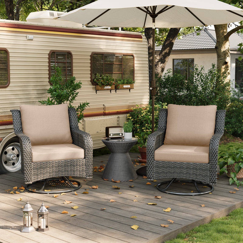 Outdoor 4'' Replacement Cushion Set Back Cushion With Retaining Clip, Beige, 22" W x 22" D