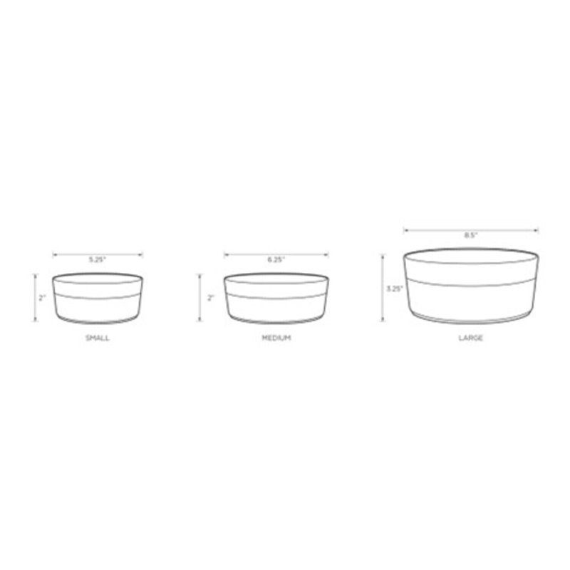Bols pour animaux Classic Water, Blanc, Petit (2 tasses / 16 oz liquides)