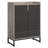 29.52” Grey & Black Shoe Cabinet With Doors-203254710