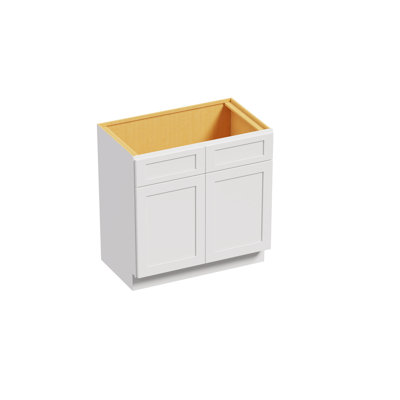 Lotus 36'' Single Bathroom Vanity Base Only with UV Coated and Soft Close Doors
