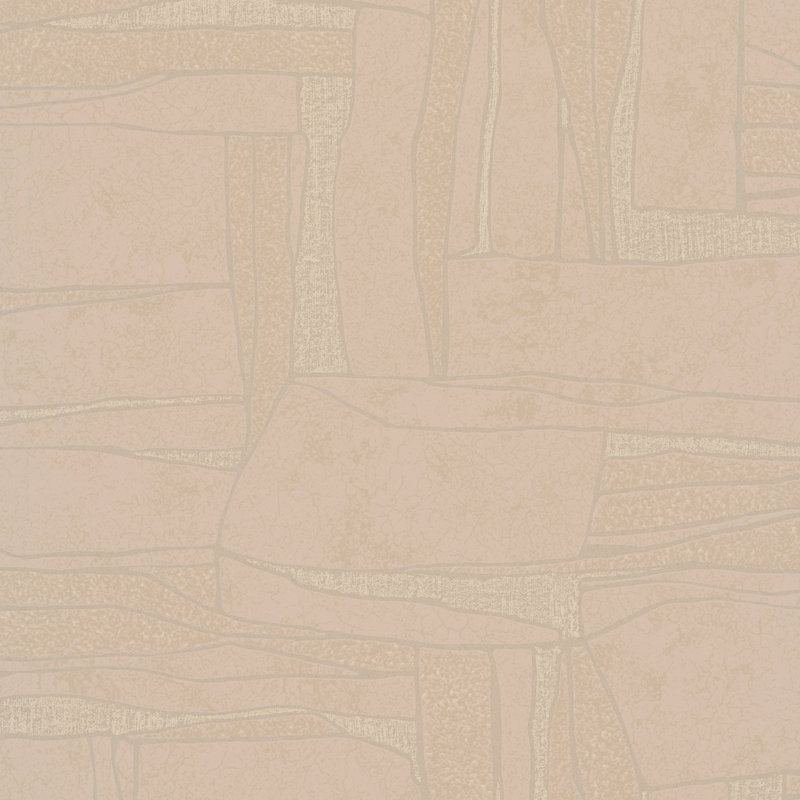 Rouleau de papier peint abstrait en pierre Terra Collection, Rose