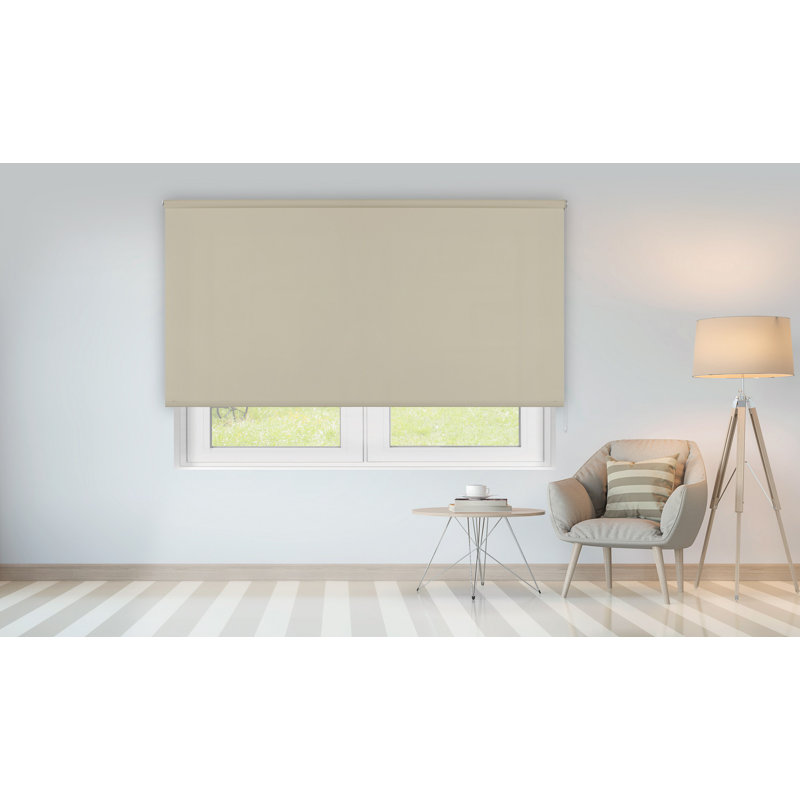 Semi Sheer Roller Blind, Ivory, 250 cm L x 150 cm W