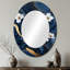 Décoration miroir doré doré cornouiller doré III - blanc-1888756665