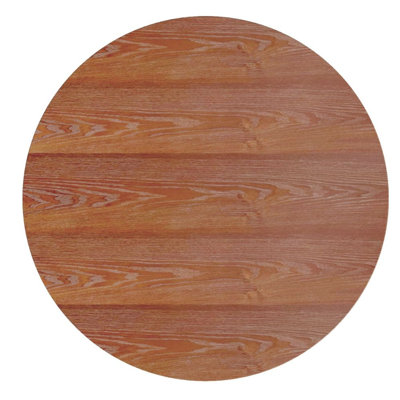Plateau de table rond en bois massif