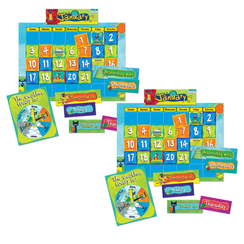 Ensemble de calendrier Pete the Cat