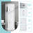 Freestanding Tall Bathroom Cabinet With Adjustable Shelves, With Hooks And Drawer, Mdf Board-3446758