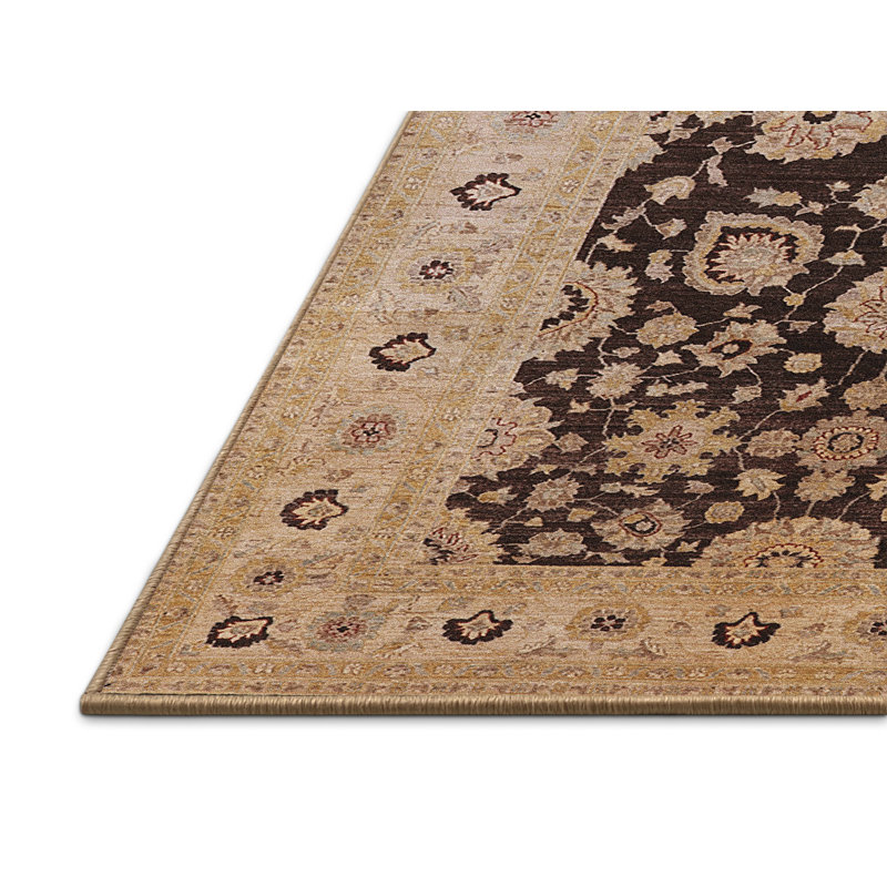 Tapis oriental brun Svantepolk, Rectangle 7 pi x 9 pi