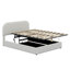 Lit plateforme en molleton Teddy (rembourré) - Système de rangement hydraulique inclus-2044208655