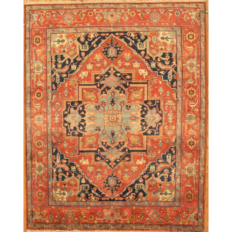 Wool Oriental Area Rug, Rectangle 9' x 12'3"