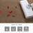 Geometrical Indoor Outdoor Doormat,Machine Washable Low Profile Non-Slip Rug for Front Back Door,Entry-2010618124-2010618129