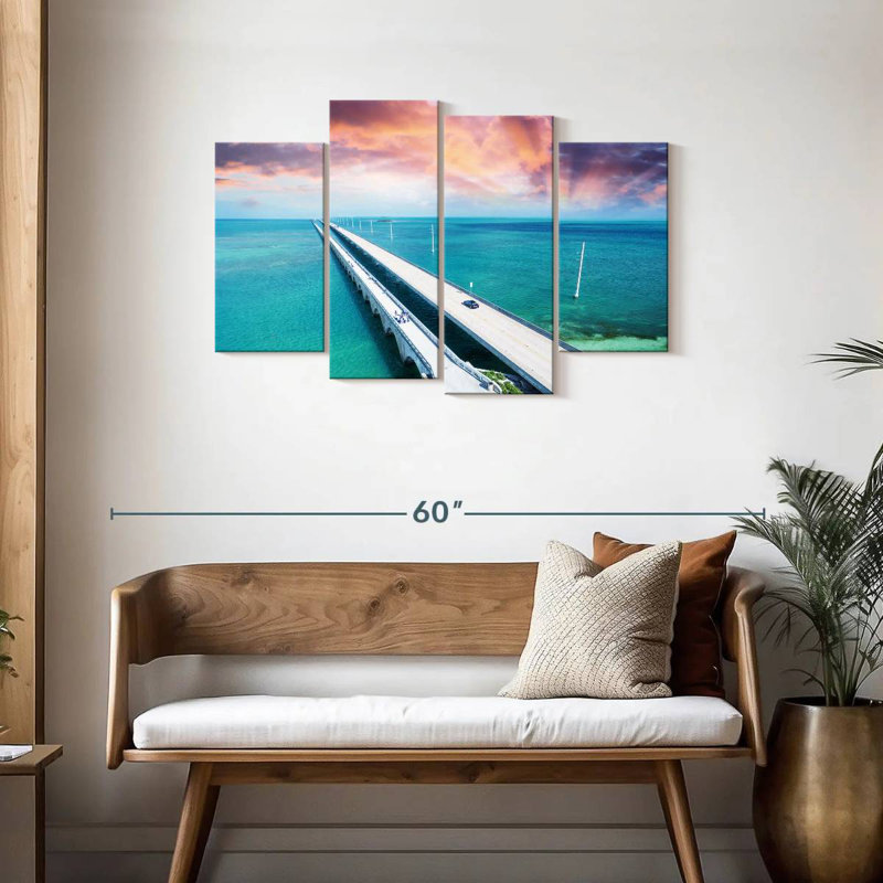 Lilie Scenic Seven Mile Bridge, Floride, H 27 po x l 43 po