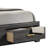 Liora Upholstered Platform Bedroom Set with LED Headboard, Footboard Storage, and Case Pieces-123491258-123491257-123491255