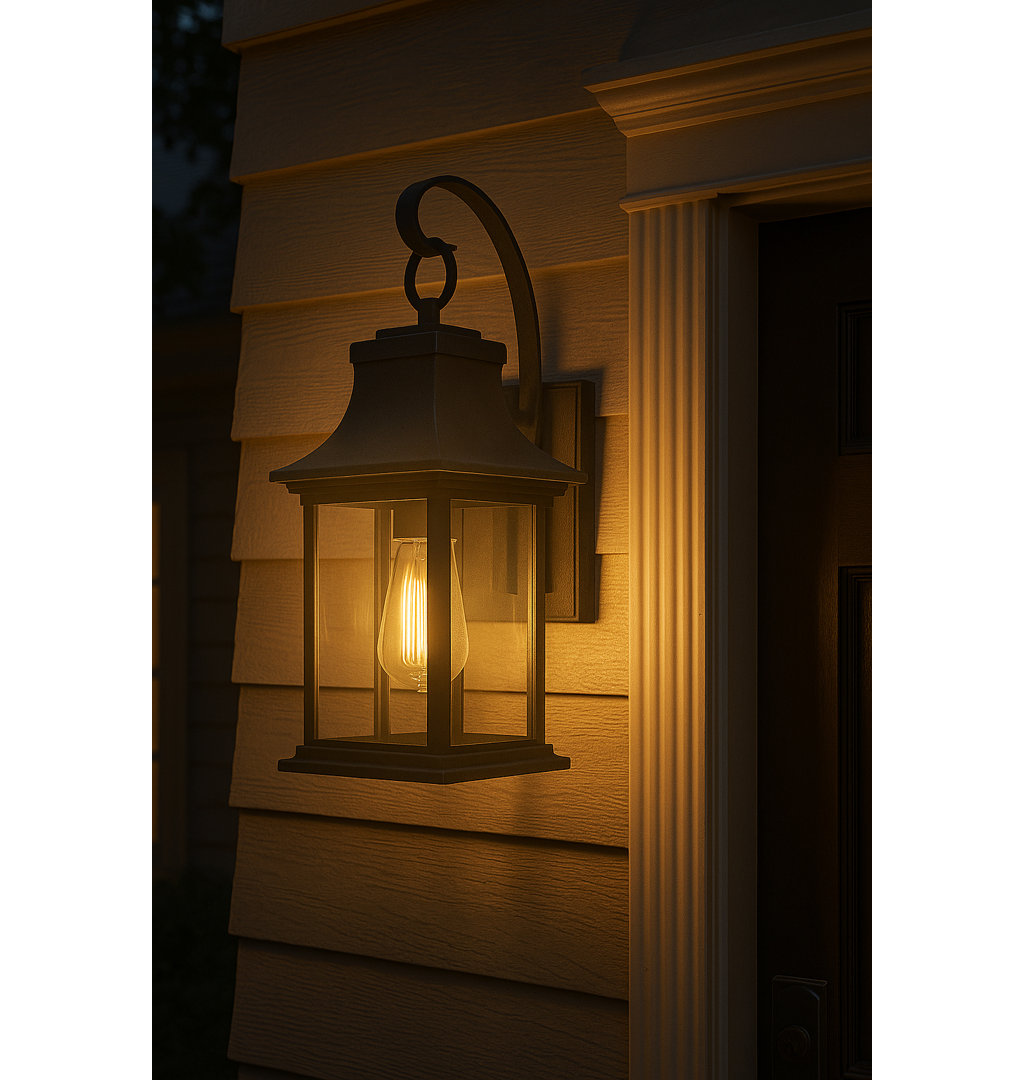 Adair 1-Light Outdoor Wall Mount Coach Lantern - Aged Zinc Hinkley