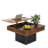 LED Lift Top Coffee Table With Storage-1988220087