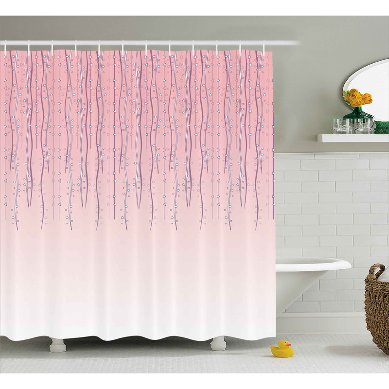 Rideau de douche simple ivy cérémonie Pardee, l 69 po x L 75 po