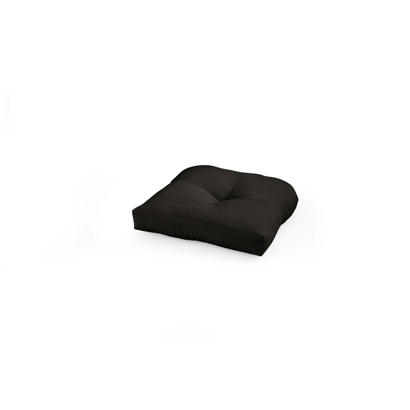 Outdoor 5'' Dining Chair Seat Cushion, Black