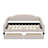 Full Size Daybed Frame With Button Tufted And Wingback Design, Upholstered Full Daybed With 2 Storage Drawers