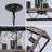 4-Walnut colored dimmable iron pendant light-1663946303
