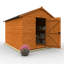 Tiger Shiplap Apex Wooden Shed-122442386