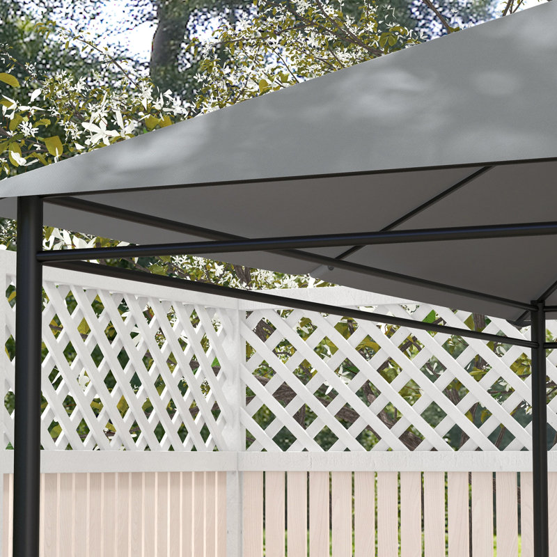 Auvent de remplacement pour pavillon de jardin 10 pi x 13 pi, gris, résistance, ventilation et drainage, remplacement extérieur gris 13 pi, protection, toit