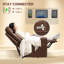 HOMCOM Overstuffed Riser and Reclining Chair with USB Ports-706295381