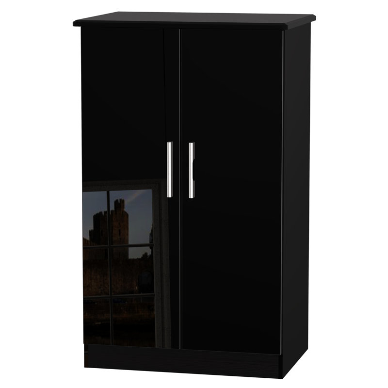 Yvette Chest of Drawers, Black, H197 x W74 x D53cm