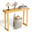 Console en bois massif Nature moderne pour décoration de vestibule ou de couloir-1824196492-1824196490