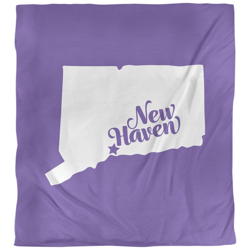 Housse de couette new refuge connecticut, Housse de couette pour très grand lit, Mauve, Polyester brossé