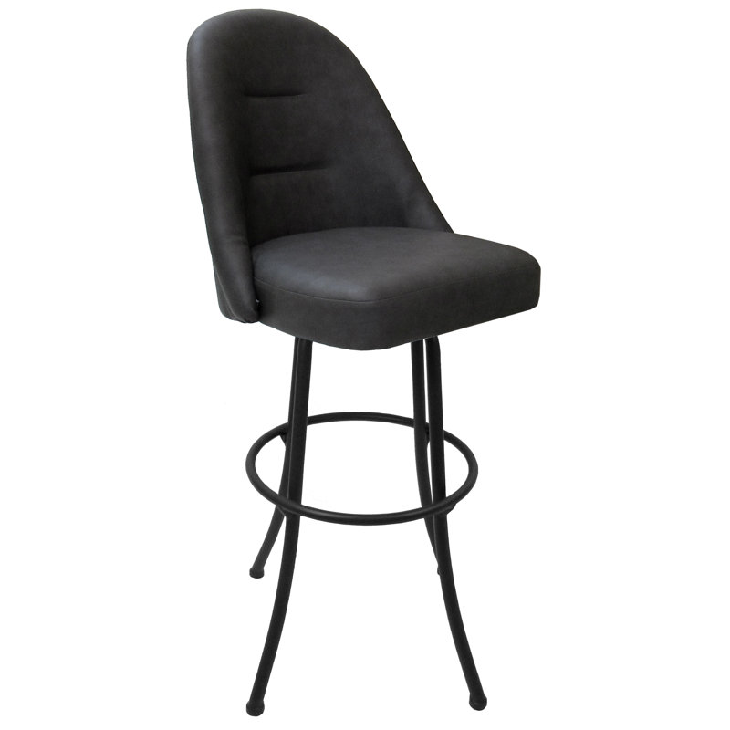 Tabouret de bar pivotant en métal Houde 26 po M-235 - Basin Beige - Café, Gris, Gris