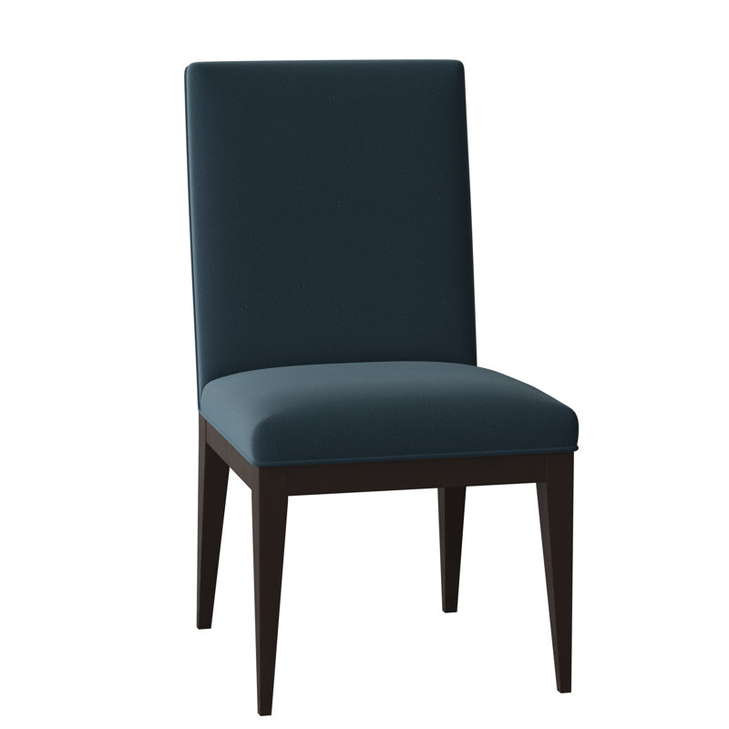 Chaise parsons rembourrée Logan, Noyer américain, Lagon Margaret
