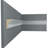 SAMPLE - Endurathane Rope Chair Rail, 1 1/2"H x 7/8"P x 12"L, (3/8"Repeat), Factory Primed