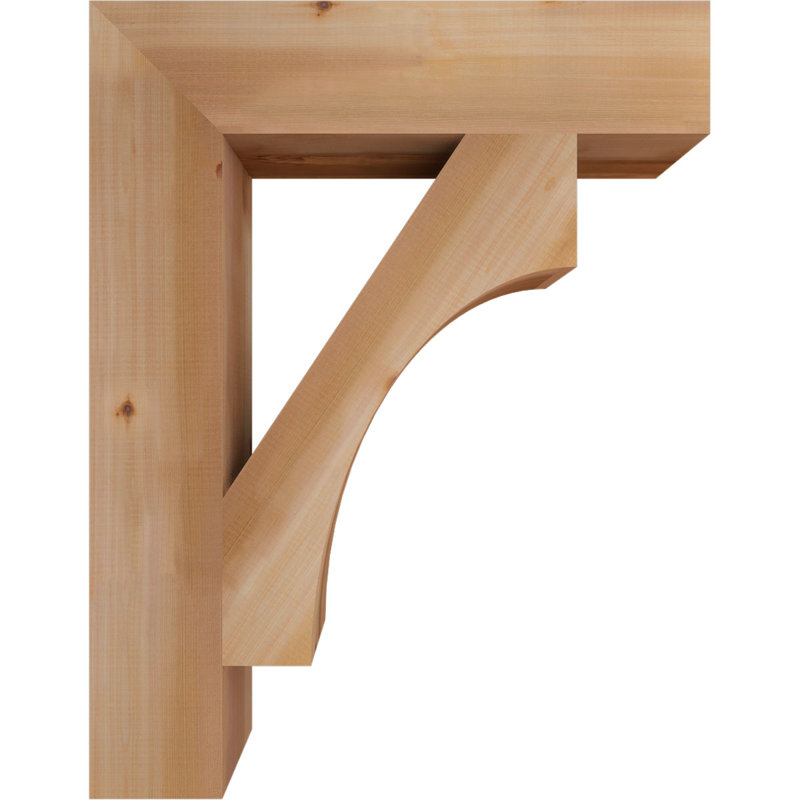Support Westlake Block, Cèdre rouge de l'Ouest (lisse), H 36 po x l 5,5 po x P 28 po