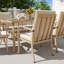 Chaises de patio en aluminium 6 pièces avec coussins Colby-1209733801