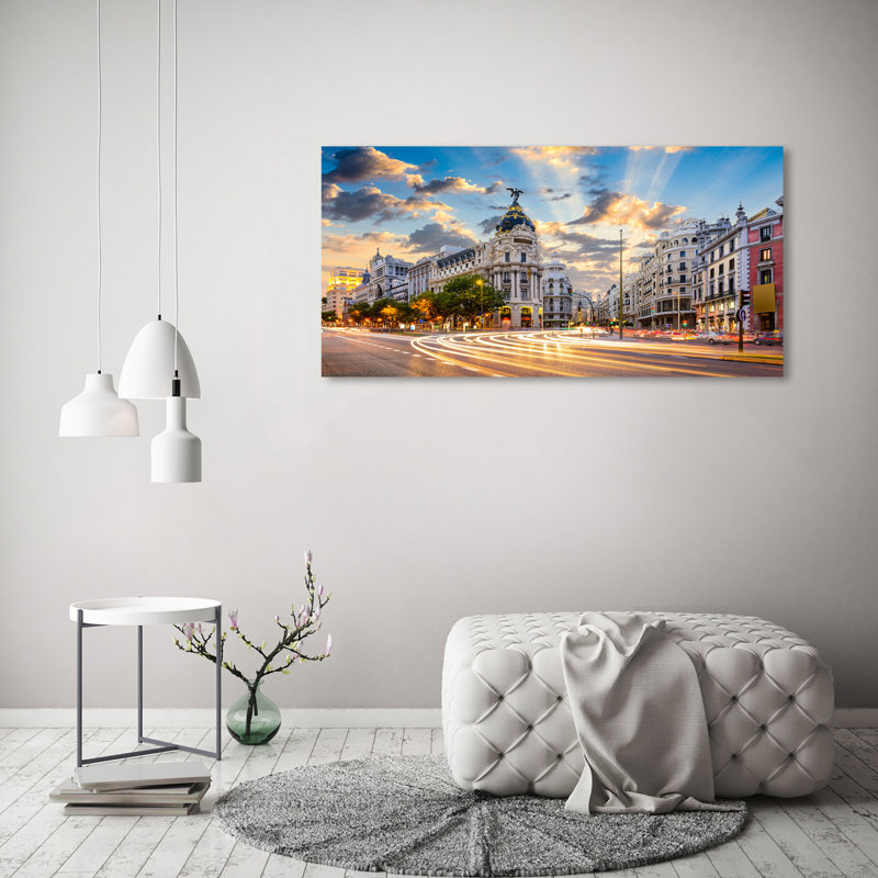 Madrid Spain - Wrapped Canvas Print